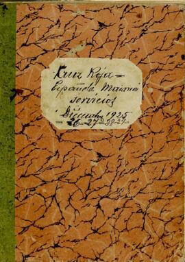 Libro de Actas y Servicios 1925-1929